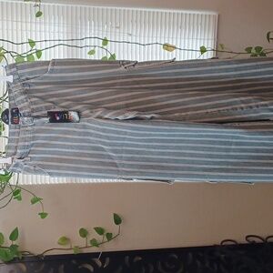 DOLLSKILL DELIA'S 1X STRIPED WIDE LEG CARPENTER PANTS SOLD OUT